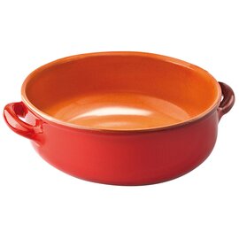 pot Linea 1870 5.8 ltr clay stoneware red  Ø 330 mm  H 100 mm  | 2 handles product photo