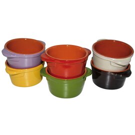 little American pan set LINEA 1870 400 ml clay green brown purple yellow white red  Ø 120 mm  H 70 mm  | set of 6 product photo