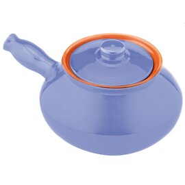 potato pot LINEA GOURMET 2.5 ltr clay with lid purple  Ø 210 mm  H 190 mm  | long handle product photo