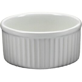 Casserole &quot;Kitchen-Queen&quot;, white, round, 7 cl, Ø 80 mm, H 40 mm, 125 g product photo