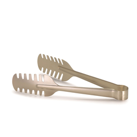 spaghetti tongs stainless steel champagne coloured L 240 mm product photo