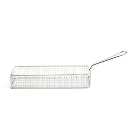 serving basket stainless steel rectangular | 210 mm x 100 mm H 40 mm product photo