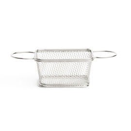serving basket stainless steel | 110 mm x 85 mm H 55 mm product photo