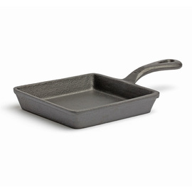 mini serving pan TRADICIÓN • cast iron | 140 mm x 140 mm H 33 mm | long handle product photo