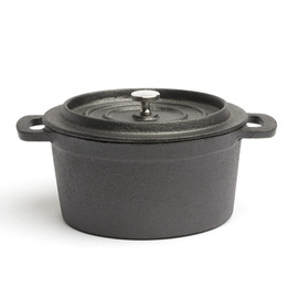 mini serving pot TRADICIÓN 0.6 ltr cast iron with lid round Ø 140 mm H 110 mm product photo