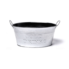 bottle cooler | ice bucket 14 ltr zinc 390 mm 300 mm H 187 mm product photo