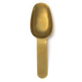 tasting spoon | fingerfood spoon LES ESSENCES stainless steel golden coloured L 120 mm product photo