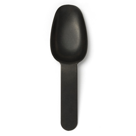 tasting spoon | fingerfood spoon LES ESSENCES stainless steel black L 120 mm product photo