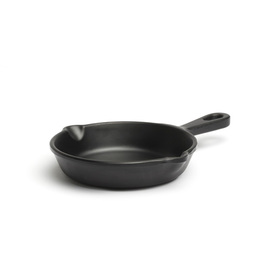 mini serving pan PRESENTACIÓN melamine black Ø 120 mm H 25 mm | long handle product photo