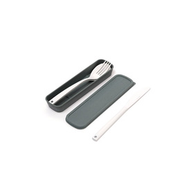 cutlery box plastic grey | 210 mm x 55 mm product photo