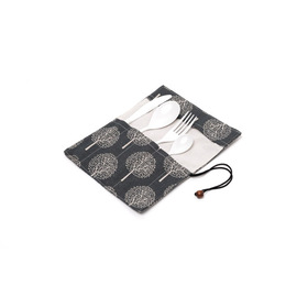 cutlery bag cotton blue | 240 mm x 190 mm product photo