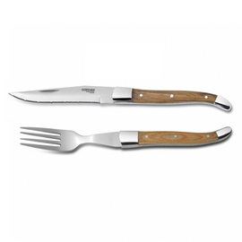 steak cutlery Alps | wooden handle product photo
