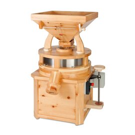 East Tyrolean flour mill 230 volts wood • grinder made of porcelain product photo