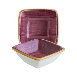 bowl 90 ml AURA BLACKBERRY Moove rectangular porcelain 90 mm x 80 mm H 30 mm product photo