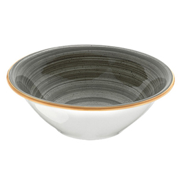 bowl AURA Gourmet Space 400 ml porcelain grey veined inside  Ø 160 mm  H 52 mm product photo