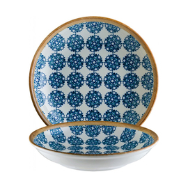 bowl LOTUS bonna Gourmet round Ø 150 mm porcelain with decor white | blue product photo