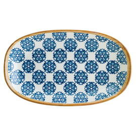 platter oval 290 mm x 170 mm LOTUS bonna Gourmet porcelain decor product photo