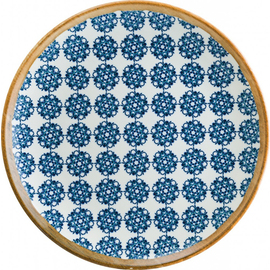 pizza plate Ø 325 mm LOTUS bonna Gourmet porcelain decor floral white | blue product photo