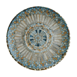 saucer Ø 120 mm LUCA MOSAIC bonna Gourmet porcelain multi-coloured H 15 mm product photo