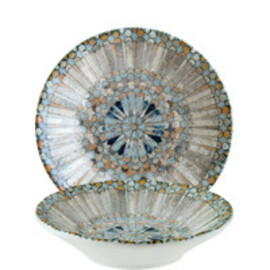 plate deep LUCA MOSAIC porcelain Ø 105 mm H 26 mm product photo