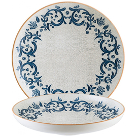 pasta plate Ø 280 mm VIENTO HYGGE porcelain decor white | blue product photo