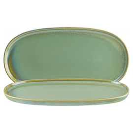 platter oval 340 mm x 175 mm SAGE HYGGE porcelain green product photo