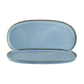 platter oval 300 mm x 160 mm SKY HYGGE porcelain blue product photo