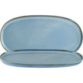 platter oval 340 mm x 175 mm SKY HYGGE porcelain blue product photo