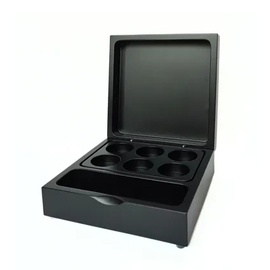 coffee capsule box STORE MDF black product photo