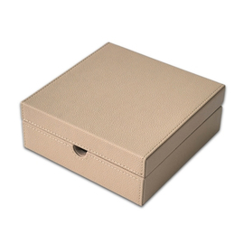 coffee capsule box STORE leatherette beige product photo S