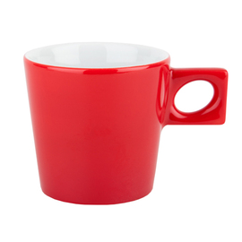 hotel porcelain cup 20 cl porcelain red  H 75 mm product photo