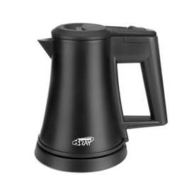 electric kettle STAR-EUR stainless steel black | 0.5 ltr product photo