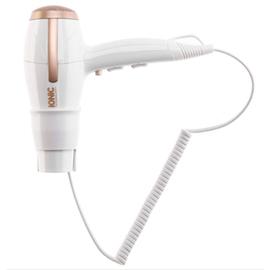 hotel safety hairdryer Avantgarde for wall mounting white | gold 2000 watts product photo