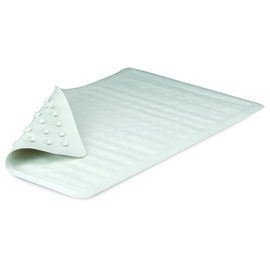 shower mat | rubber bath mat non-slip white | 570 mm  x 360 mm product photo