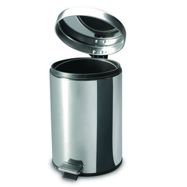 pedal bin Elegance 3 ltr stainless steel hinged lid with pedal Ø 170 mm  H 255 mm product photo