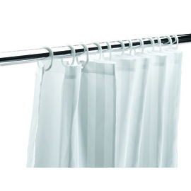shower curtain synthetic white product photo