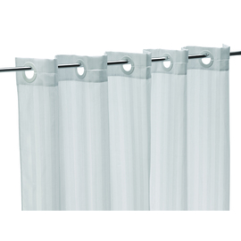 shower curtain QUICK-FIT synthetic white product photo