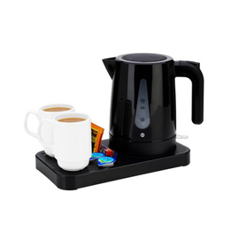 welcome tray Standard black with kettle 1.0 l product photo  S