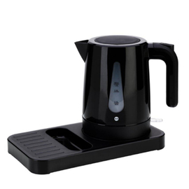 welcome tray Standard black with kettle 1.0 l | 295 mm x 160 mm product photo