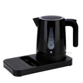 CLEARANCE | welcome tray Standard black with kettle 1.0 l | 295 mm x 160 mm product photo