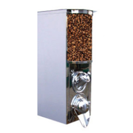 coffee bean dispenser  for wall mounting AM 180.1 BS  | handling per twist mechanism  L 180 mm  H 500 mm | suitable for 4 kg of coffee beans product photo