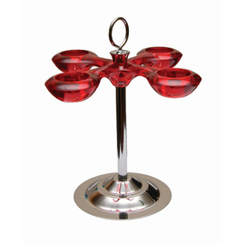 ice cream cone holder suitable for 3 cones | red Ø 160 mm H 200 mm product photo