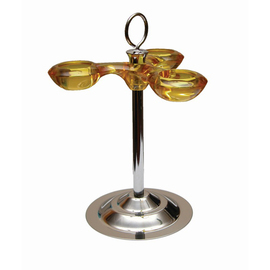 ice cream cone holder suitable for 4 cones | yellow Ø 180 mm H 200 mm product photo