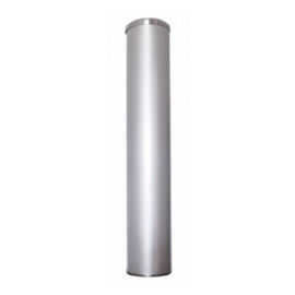 cup dispenser wall mounting L 600 mm stainless steel | suitable for cup Ø 85 - 90 mm product photo