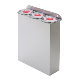 cup dispenser wall mounting • 3 dispensers | cladding | wall bracket L 468 mm H 661 mm product photo