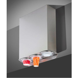 cup dispenser|lid dispenser wall mounting • 4 dispensers | cladding | wall bracket L 623 mm H 661 mm product photo  S