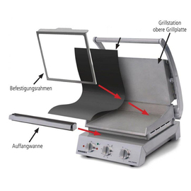 Extended fat drain channel for grill station GSA610S and grill station GSA610R product photo