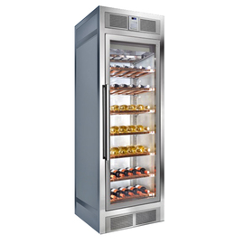 wine refrigerator  | glass door | convection cooling | 3 grids product photo  S
