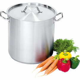 Soup pot tall form, with lid, Ø 240 mm, height 200 mm, 9 liters product photo