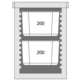 Thermobox front loader for 6x GN 1/1 (65 mm) product photo  S